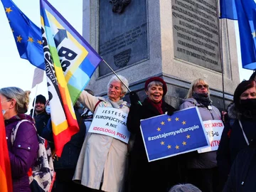 Protest w Warszawie po wyroku TK 