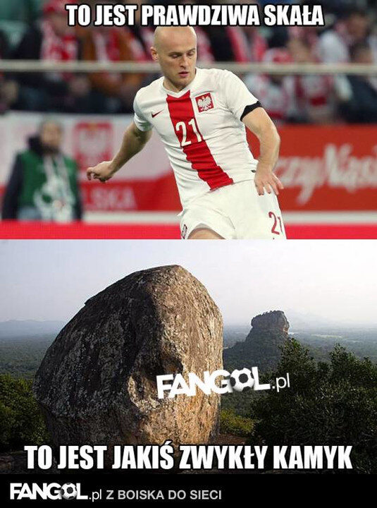 Michał Pazdan vs Skała Michał Pazdan vs Skała