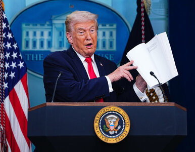 Miniatura: Siniak na ręce Trumpa wywołał lawinę...