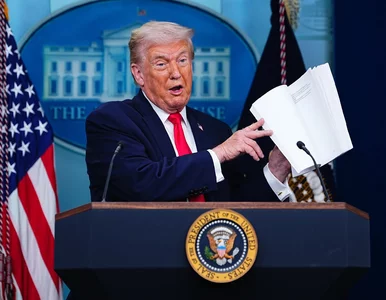 Miniatura: Siniak na ręce Trumpa wywołał lawinę...