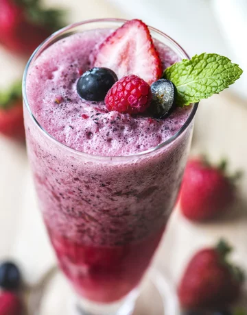 Koktajl z borówek berry smoothie