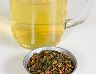 Miniatura: Genmaicha – herbata z prażonym ryżem....