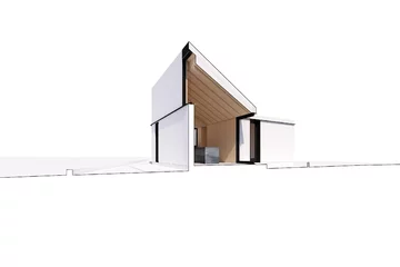 Parterowy dom, projekt StudioAC 