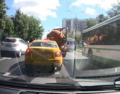 Miniatura: Eksplozja szambiarki. Kamera samochodowa...