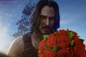 Mem z Keanu Reevesem po prezentacji gry Cyberpunk 2077 