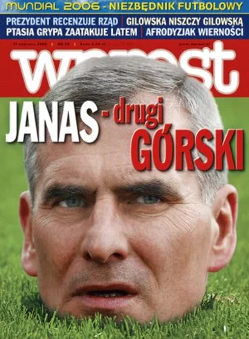 Okładka tygodnika Wprost nr 23/2006 (1226)