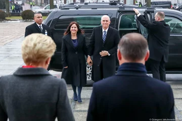 Spotkanie wiceprezydenta USA Mike'a Pence'a z prezydentem Andrzejem Dudą 