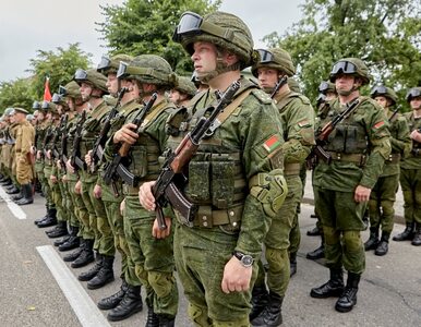 Tajemnicze manewry wojsk Łukaszenki. Żołnierze uczą się m.in....