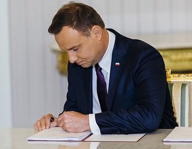 Miniatura: Prezydent Andrzej Duda podpisał ustawę...
