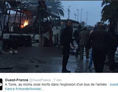 Miniatura: Zamach w Tunisie. Zginęło co najmniej 12 osób
