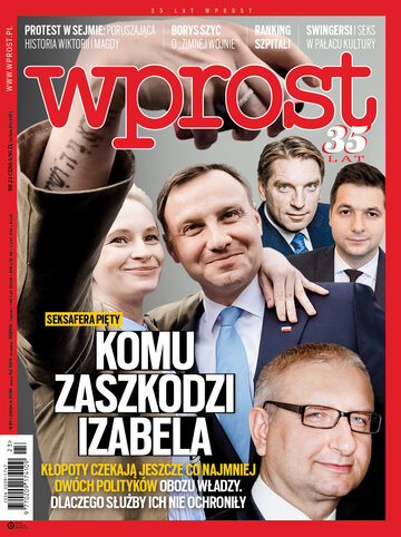 Okładka tygodnika Wprost nr 23/2018 (1838)