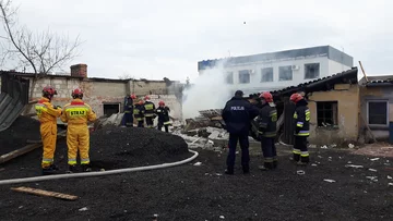 Akcja straży pożarnej i grupy poszukiwawczej 