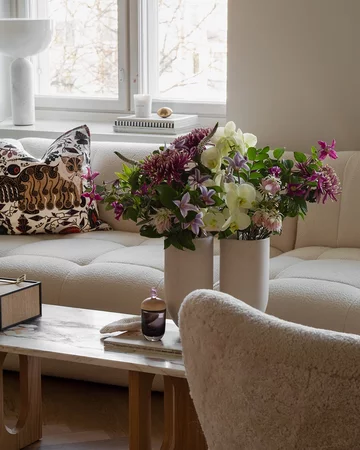 Eklektyczne wnętrza w duchu retro w domu fińskiej florystki Eklektyczne wnętrza w duchu retro