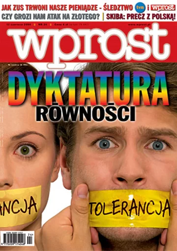 Okładka tygodnika Wprost nr 24/2004 (1124)