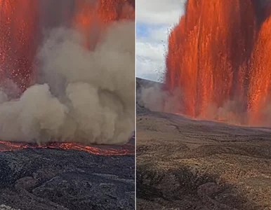 Miniatura: Potężna erupcja wulkanu. „Cząstki...
