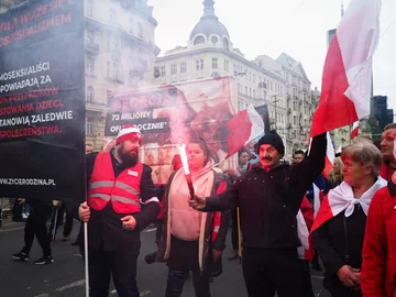 Marsz Niepodległości w Warszawie 