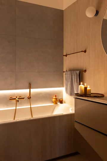 Mieszkanie dla rodziny 2+1, projekt i nadzór nad realizacją: Joanna Lemka-Wójcik, jlw studio 