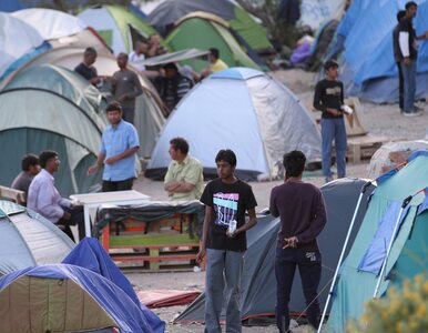 Miniatura: Grecja: Zamieszki w obozie dla uchodźców...