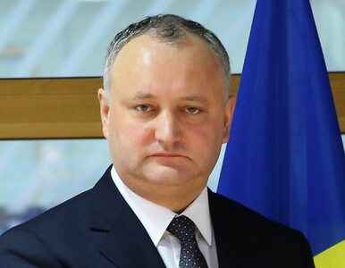 Były prezydent Mołdawii w areszcie domowym. Miał przyjąć pieniądze od...