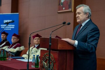 Minister Piotr Gliński, przem&oacute;wienie podczas inauguracji roku akademickiego na&nbsp;UKSW