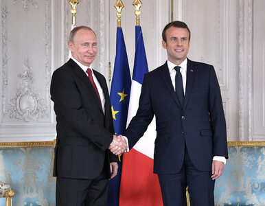 Miniatura: Macron rozmawiał z Putinem. Co prezydent...