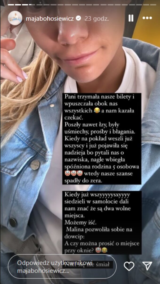 Maja Bohosiewcz/screen Instagram