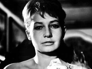 Elżbieta Czyżewska w 1963 roku w filmie „Żona dla Australijczyka” w reżyserii Stanisława Barei 