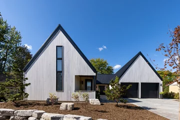 Potrójny dom w stylu skandynawskim, projekt Dory Azar 5800-01, v2com, Dory Azar