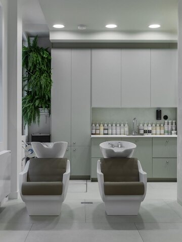 Salon fryzjerski Loco, proj. Hanna Pietras Architects