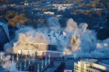 Implozja hali sportowej Georgia Dome 