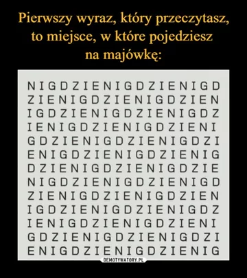 Mem związany z majówką 