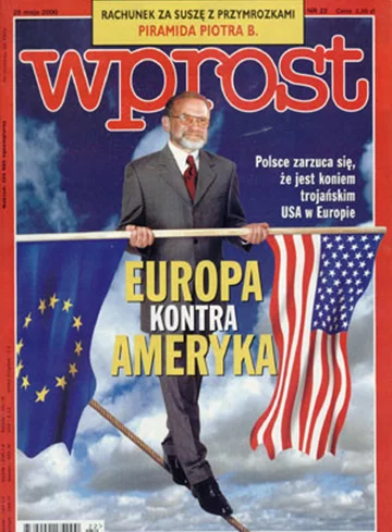 Okładka tygodnika Wprost nr 22/2000 (913)