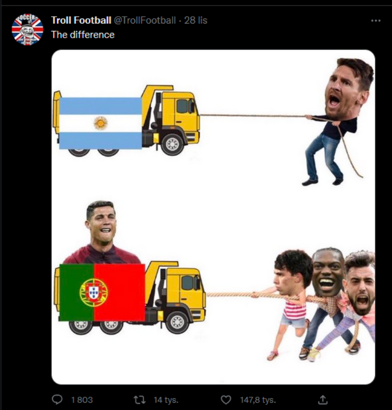 Mem po „golu” Ronaldo z Urugwajem 