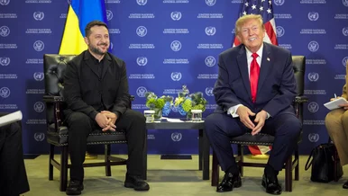 Miniatura: Trump spotkał się z Zełenskim. Kiedy...