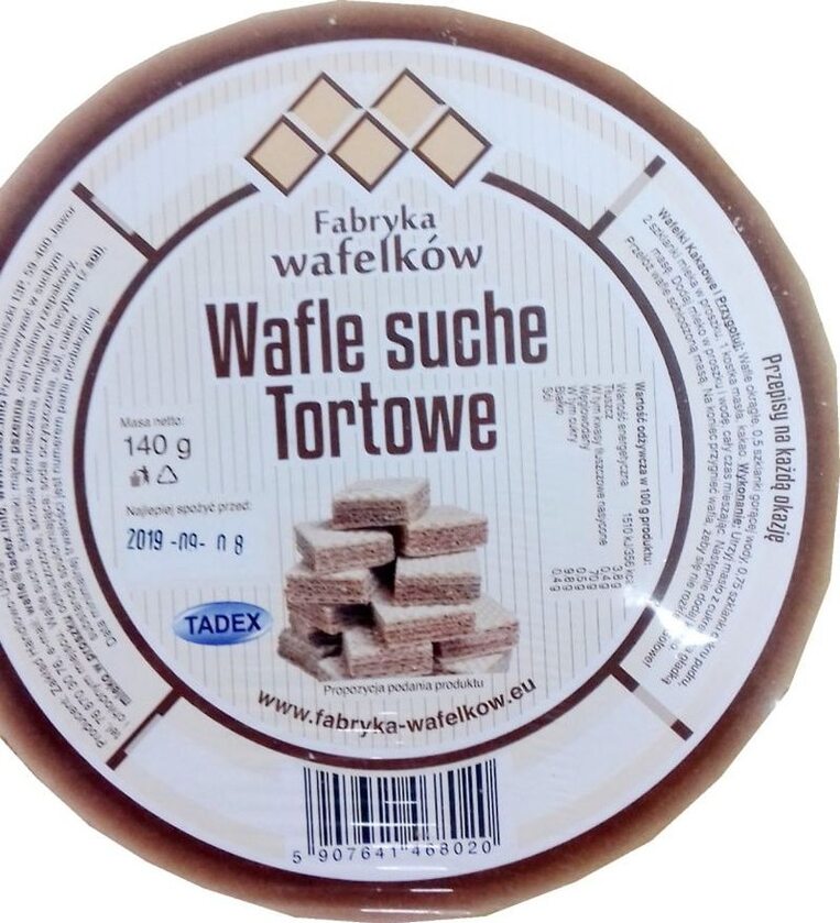 Wafle, których dotyczy ostrzeżenie 