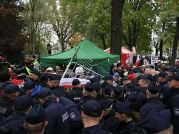 Protest przed Trybunałem Konstytucyjnym 