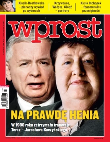 Okładka tygodnika Wprost nr 37/2010 (1440)