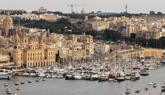 Panorama maltańskiego Trójmiasta