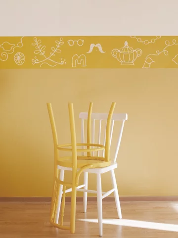 Żółty we wnętrzach 