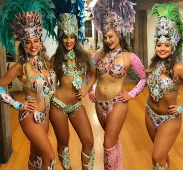 Uczestniczki karnawału w Rio 