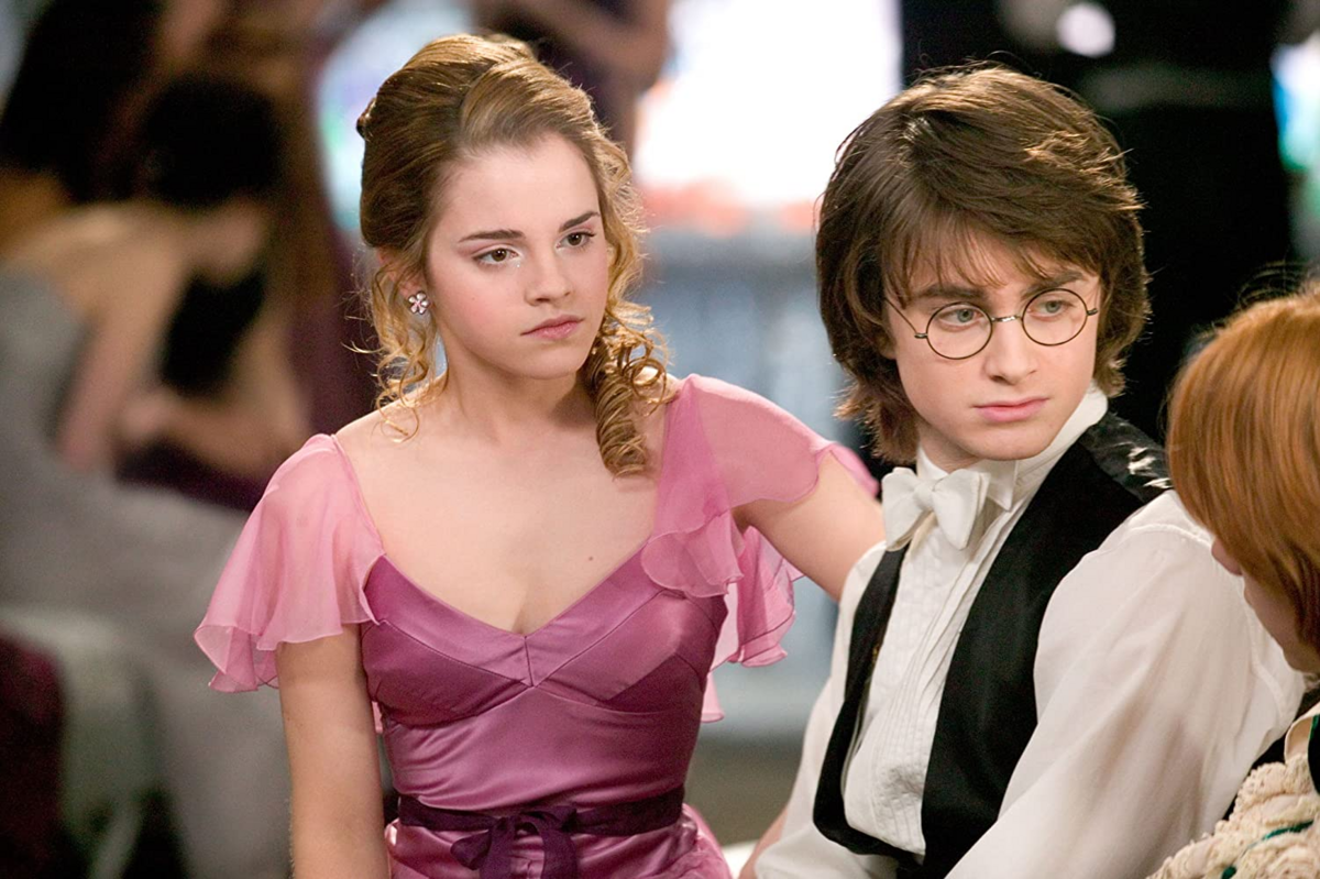 Emma Watson jako Hermiona Granger w filmie „Harry Potter i Czara Ognia” (2005) 