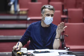 Jakub Przebindowski reż Węgorzewska w roli Węgorzewskiej