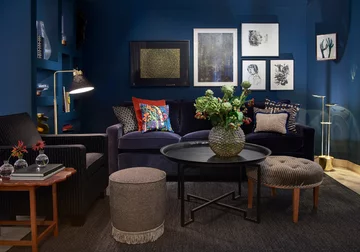 Kolorowe wnętrza w stylu vintage Svenskt Tenn, PRL, vintage, MCM