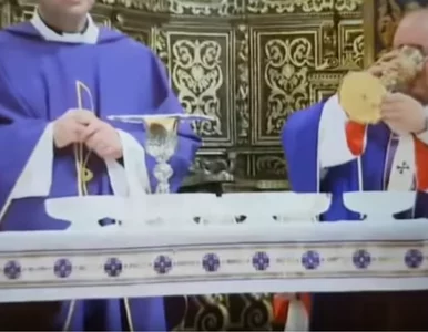 Miniatura: Zamiast wina mszalnego – czysta whisky....