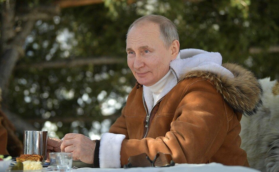 Władimir Putin na Syberii 