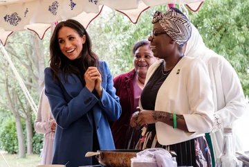 Meghan Markle i książę Harry na przyjęciu 