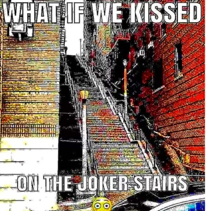 Memiczne schody z filmu „Joker” 