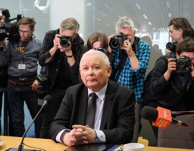 Miniatura: Tak brzmiały pierwsze słowa Kaczyńskiego...