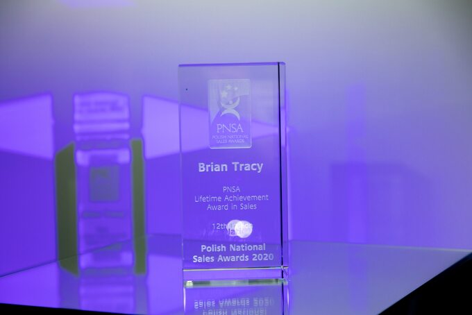 Podczas gali wręczono nagrodę specjalną prezesa PNSA - otrzymał ją Brian Tracy