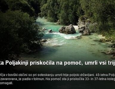 Miniatura: Troje Polaków zginęło podczas spływu rzeką...